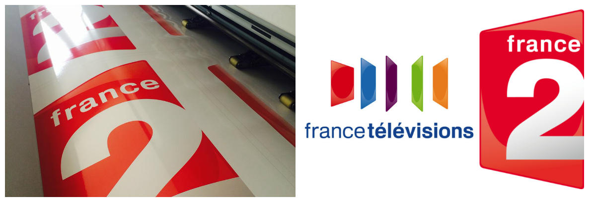 france 2 - covering - artprint - lyon - grand format - impression numérique